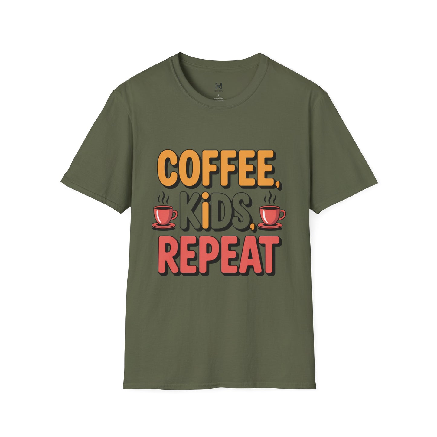Funny Coffee & Kids Parenting T-Shirt — Punchy Parenting Quote Tee
