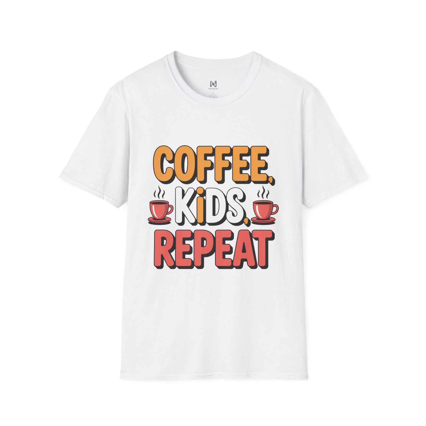 Funny Coffee & Kids Parenting T-Shirt — Punchy Parenting Quote Tee