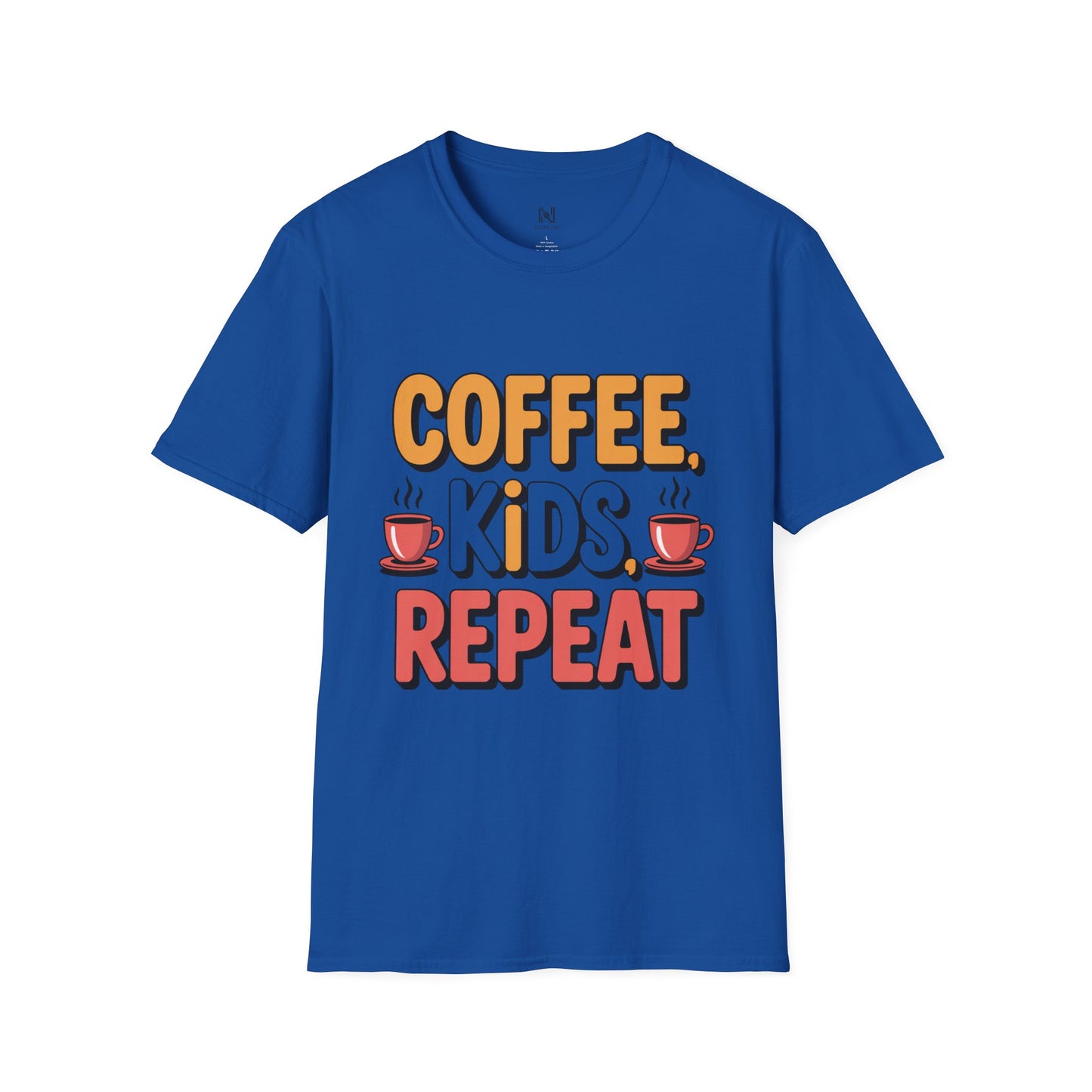 Funny Coffee & Kids Parenting T-Shirt — Punchy Parenting Quote Tee