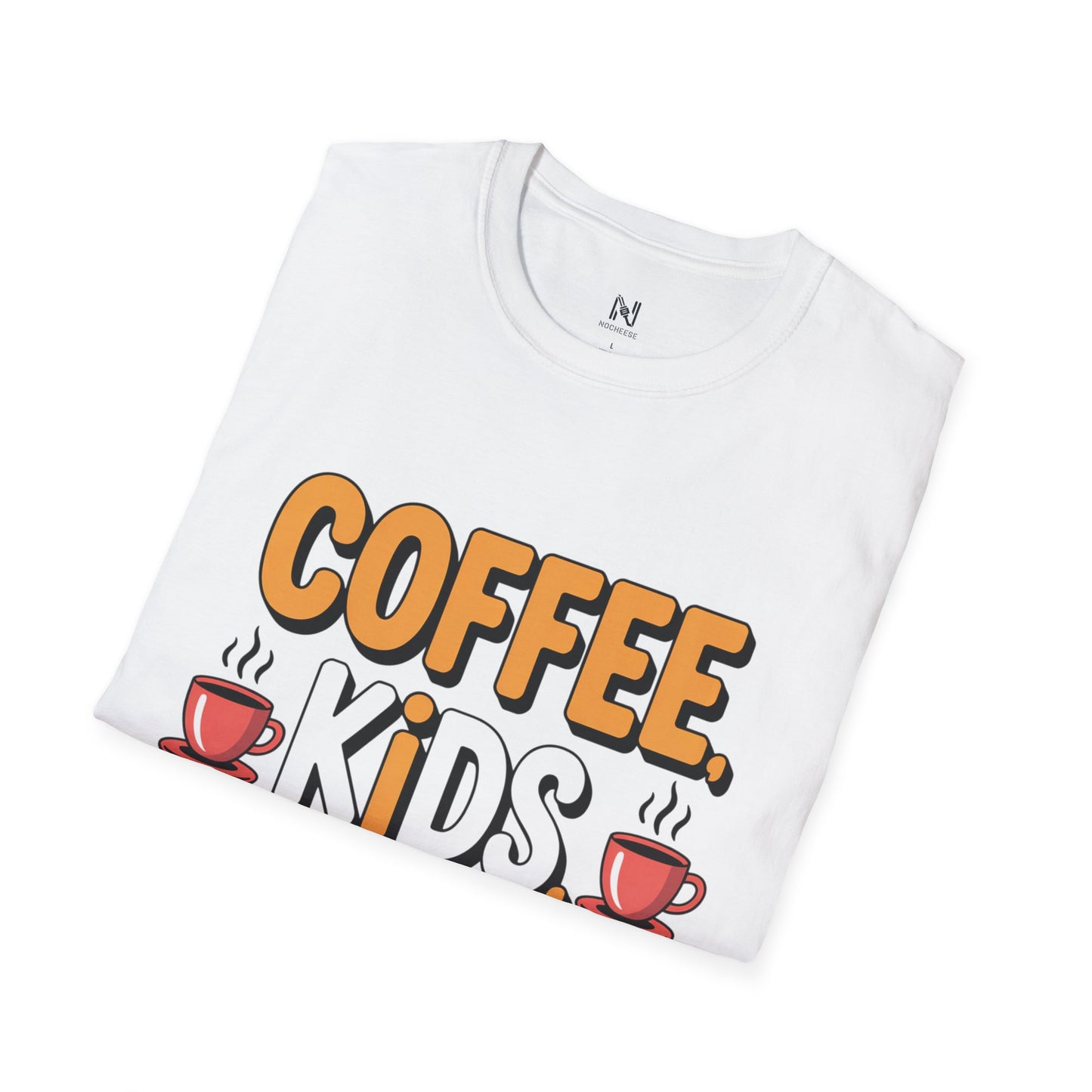 Funny Coffee & Kids Parenting T-Shirt — Punchy Parenting Quote Tee