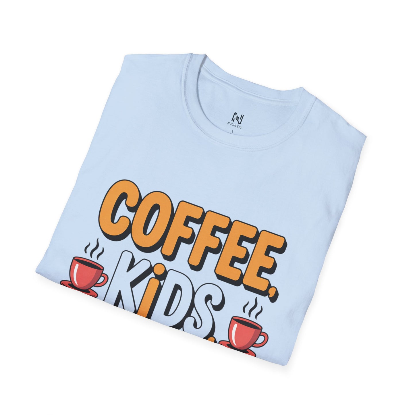 Funny Coffee & Kids Parenting T-Shirt — Punchy Parenting Quote Tee