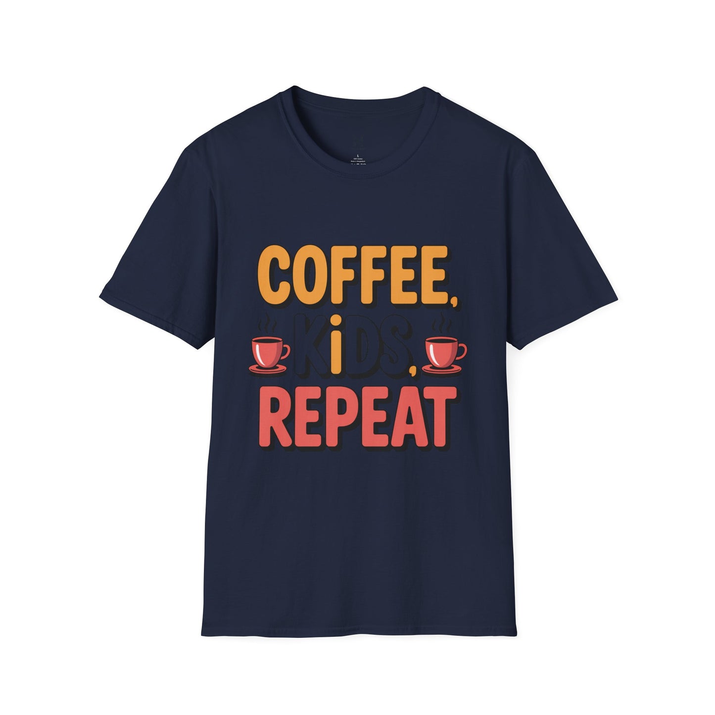 Funny Coffee & Kids Parenting T-Shirt — Punchy Parenting Quote Tee