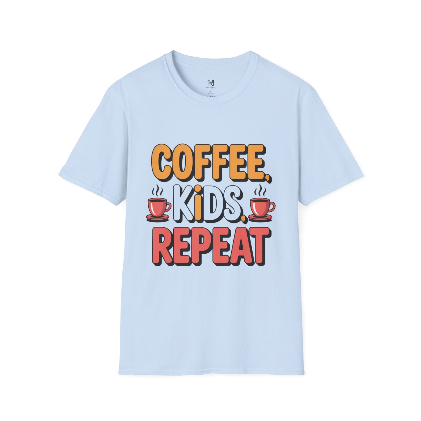 Funny Coffee & Kids Parenting T-Shirt — Punchy Parenting Quote Tee