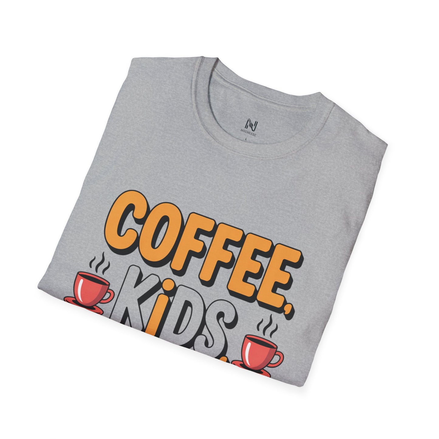 Funny Coffee & Kids Parenting T-Shirt — Punchy Parenting Quote Tee