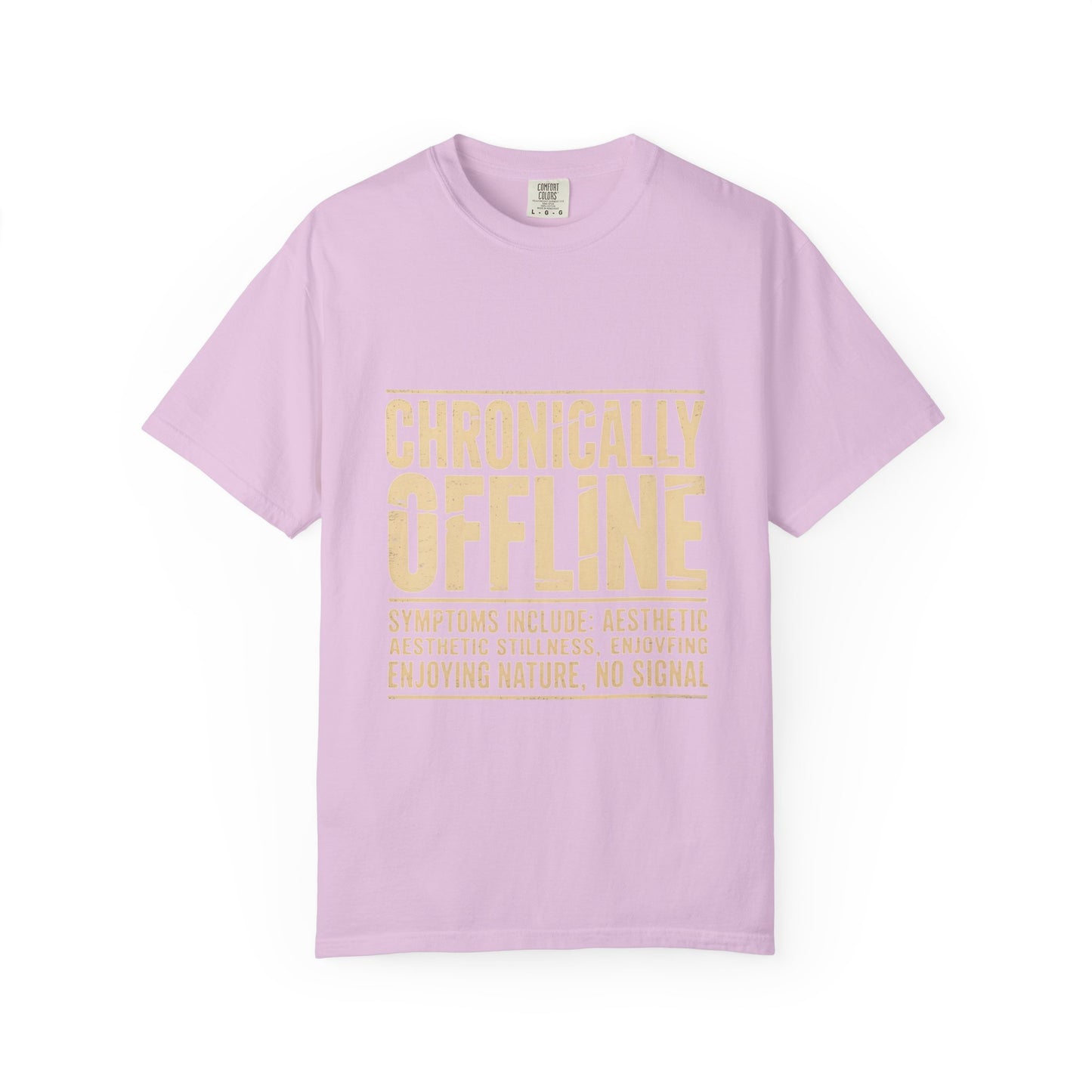 Chronically Offline Unisex Garment-Dyed T-shirt