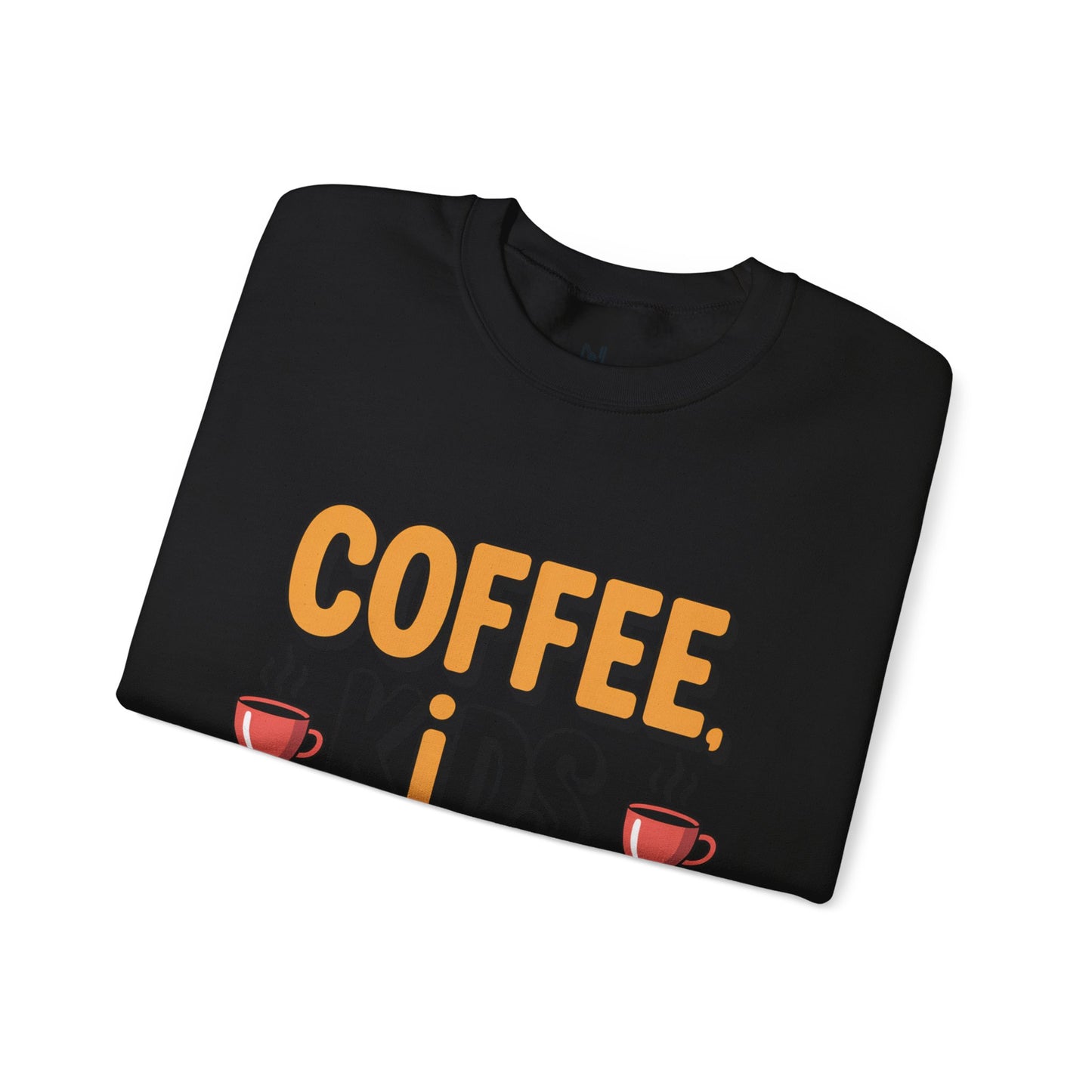 Coffee Kids Repeat Sweatshirt — Funny Parent Crewneck